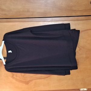 Ideology woman size XL black shirt with 3/4 length sleeve
